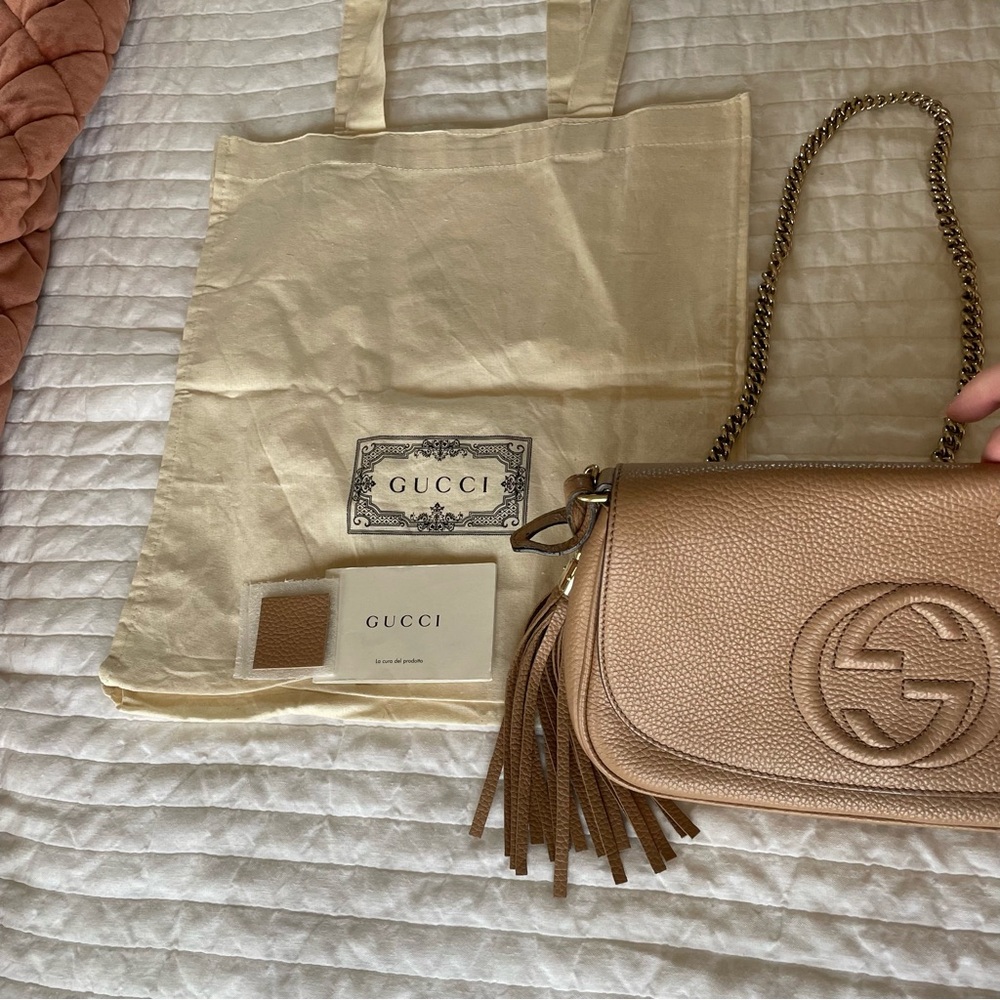 Gucci Soho Long Flap Crossbody Bag - Picture 2 of 15